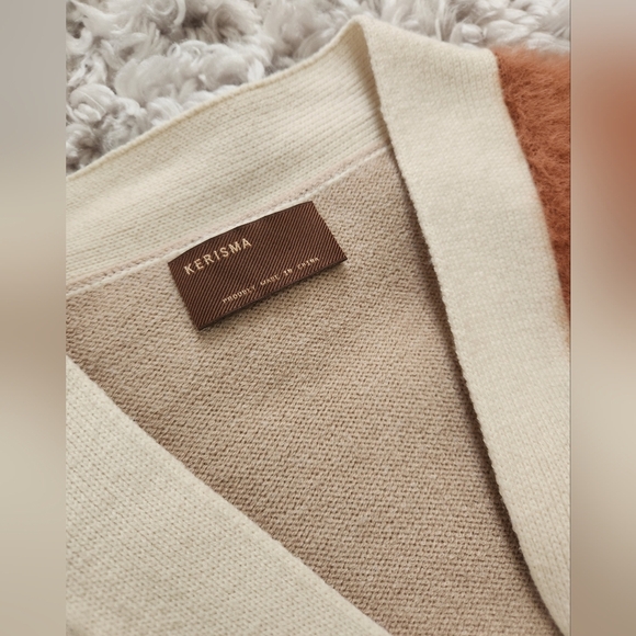 Kerisma Colorblock Cardigan Sweater S - Picture 2 of 5